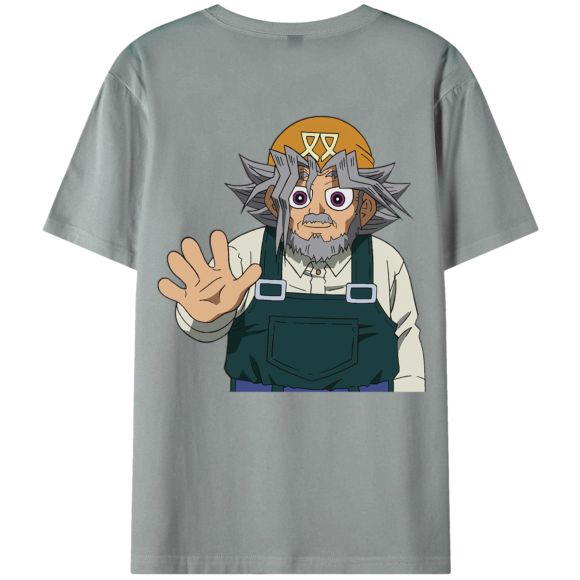 （画像用） 遊☆戯☆王 Yu-Gi-Oh! 綿100％ メンズ半袖Tシャツ（バックプリント） 通気性
